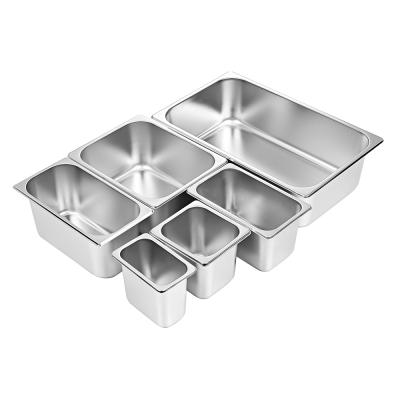 China Hold Food In Hotels Customized High Quality Stainless Steel American GN Filters Food Serving Bowls For Hotels for sale