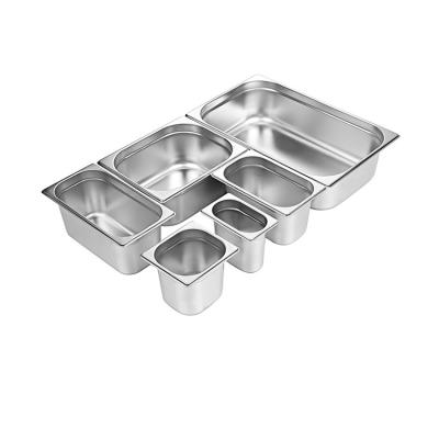 China Stand Up Basin Food Wholesale High Quality European Hotels Hotel Stainless Steel Food Serving Basin for sale