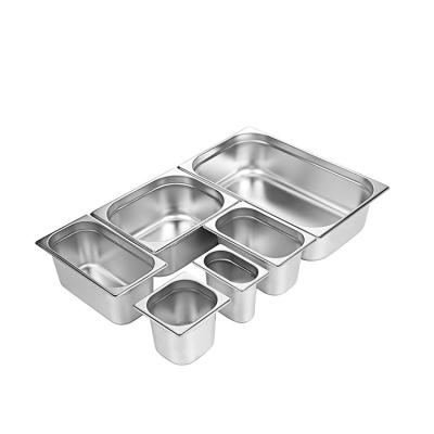 China Stand Up Food In Hotel Hotel Wholesale High Quality Stainless Steel Europe Style GN Pan for sale