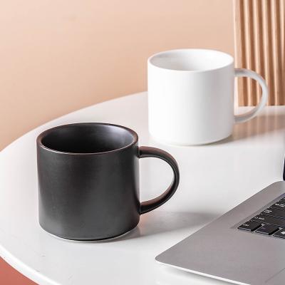 China Nordic Wholesale Viable Personality Simple Coffee Mug With Handle Creative Matte Office Cup Ceramic Mugs Gift for sale