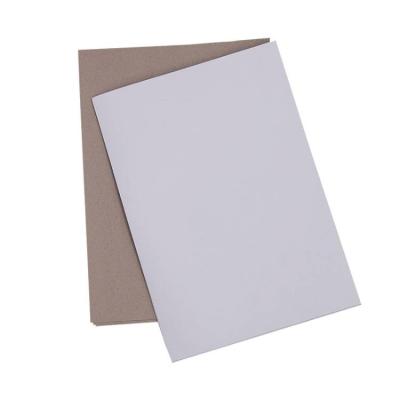 China Customized High Quality Waterproof Gray Back White Coated Duplex Matte Paperboard For Paperboard Making for sale