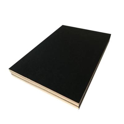 China Waterproof Smooth Scratch-Resistant 2.5mm Thicken Single Sided Black Cardboard Sheet Rigid Board For Making Boxes for sale