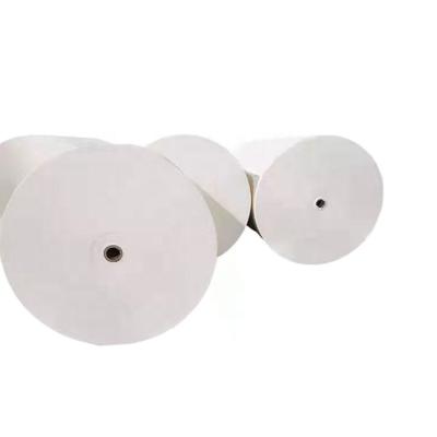 China Waterproof white glossy single side 250-300gsm PE coated cupstock board factory wholesale price jumbo cup paper roll for sale