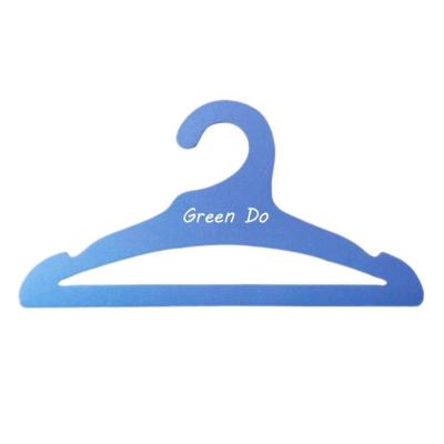 China Different shapes can be custom logo clothing paper hanger coat hange rmulticolour cardboard biodegradable hanger for sale