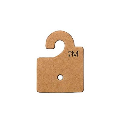 China Different shapes can be customized custom kraft paper hanger logo size cardboard hanger hook for twine or sock for sale