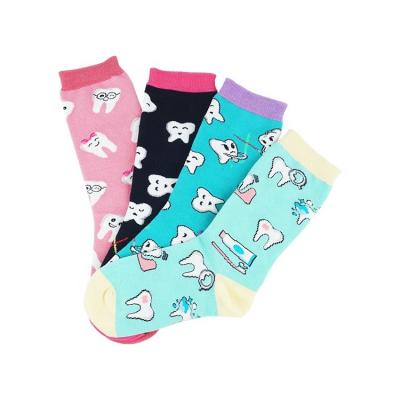 China High Quality Breathable 3D Custom Logo Printing Funny Fruit Cotton Crew Men Women Socks for sale