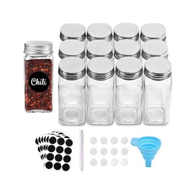 China Freshness Preservation China Manufacture Professional Kitchen Storage Jar Glass Packing Spice Bottle for sale