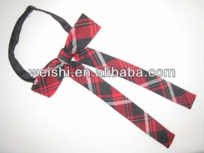 China Fashion school checked tie for girls for sale