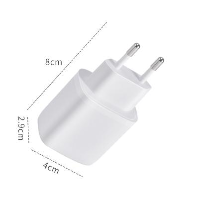 China 2021 New UK EU AU US Plug 2 UK Plug 20w Fast Charging Mobile Phone Wall Charger 20w Fast Charging USB C Fast Charger for sale