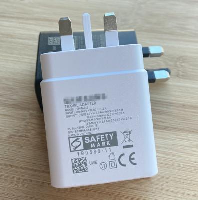 China Fast charging European standard fast charging type-c Samsung S21 charger pd45w interface for note20+ ep-ta845 for sale