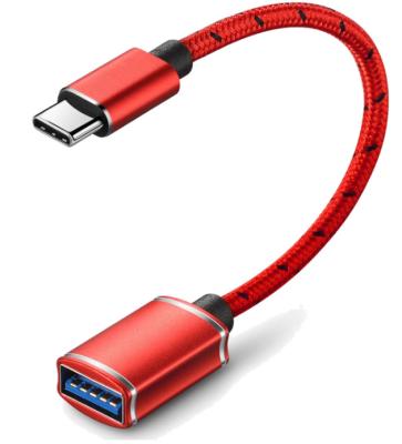 China Player 0.15M Type c USB OTG Cable Adapter Cable 3.1 MP3/MP4 Male to USB Extension Female Data Cable for sale