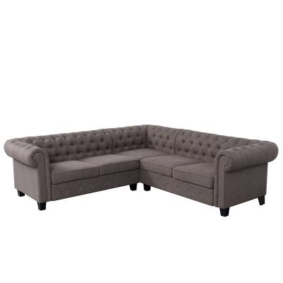 China (Others) Fabric Sectional Sofa Set Furniture Sectionals Chesterfield Adjustable Modern Living Room Sofas for sale