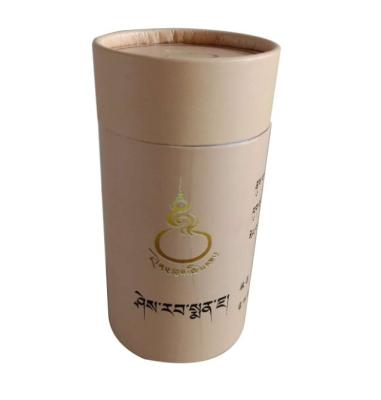 China Eco - Friendly Cheap Food Food Grade Kraft Paper Round Cylinder Packaging Tube Box for sale