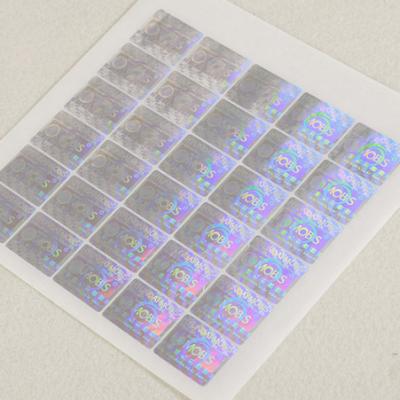 China Waterproof cheap security hologram sticker /adhesive hologram label. hologram label sticker for sale