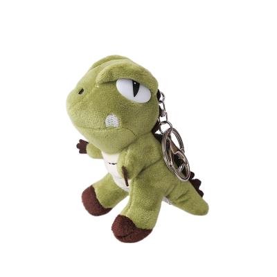 China Cute Animal Doll Central Institute of Statistics Dinosaur Key Chain Small T-rex Plush Pendant for sale