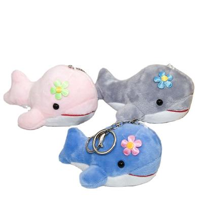 China Key Chain Pendant Satchel Toy Baby Dolphin Whale Plush Marine Animal Washable Custom Logo for sale