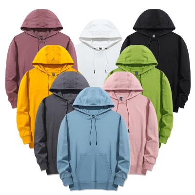 China Anti-wrinkle men's streetwear print logo cotton fleece hoodie high quality customized hoodie men for sale