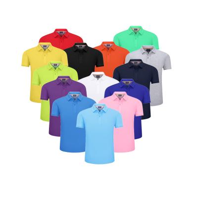 China OEM Solid Color Short Sleeve Sports Polo Shirt Anti-wrinkle Factory Wholesale Price for sale