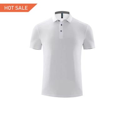 China High-end Breathable Anti-wrinkle Polyester / Spandex Summer Quick-Dry Customization Logo T-shirt Polo Shirt for sale