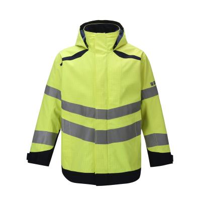 China Wholesale Reflective/Waterproof Hi Vis Retardant Safety Jacket Working Protective Factory Clothes Waterproof Workwear for sale