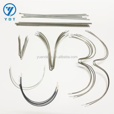 China Underwear Wholesale U/V/W Shape Underwire Corset Bone Stainless Steel Spiral Wire Bra Wire for Underwear/Dress/Corset/ Shaper cut for sale