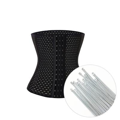 China Wholesale corset/corset bone spiral bone wedding dress iron galvanized waist training form material bone for sale