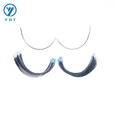 China Underwear Wholesale Ti-Ni Memory Wire Bra Underwire Stainless Steel Bone Wire U Shape Nylon Coated Wire for sale