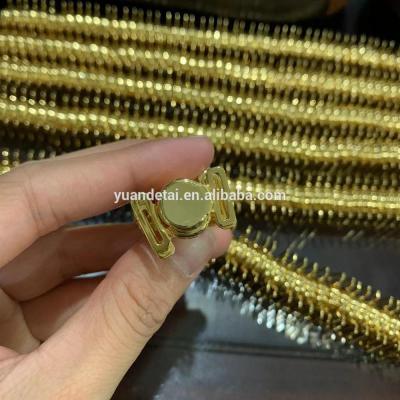 China Wholesale 10MM /customized Underwear Bra Clasp Files Circular Magnetic Horse Buckle Metal Around Front Closure For Garment for sale