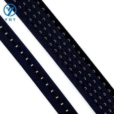 China Underwear 3/4/5/6 Lines Hooks&Eye Tape In Single/Double Stitching High Quality Corset Roll Accessories for sale