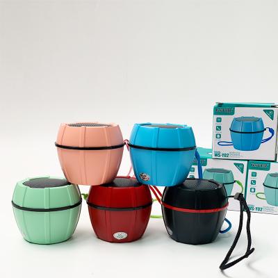 China 2021 Outdoor portable wireless speaker creative cute wireless mini gift mini speaker TF card/Fm radio/voice support prompt for sale