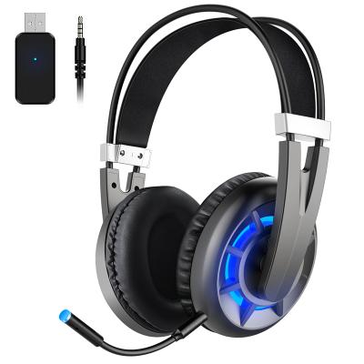 China Circumaural air wired+wireless music gaming headset with 2.4G microphone low-latency headset removable microphone for sale