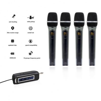 China Dynamic Microphone Handheld Wireless Portable Vocal Singing Microphone Karaoke Microphone Karaoke Microphone for sale