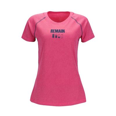 China Wholesale Anti-Shrink T-Shirts Manufacturing Promotional Custom Women's Short Sleeve Quick Dry T-Shirt for sale