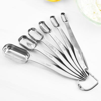 China Amazon Hot Sale 6pcs Sustainable Stainless Steel Stackable Baking Doser Set With Ring for sale