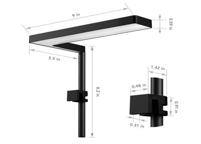 China Bluetooth Remote Control 7000K 1300lm LED Aquarium Light Bar for sale