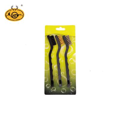 China Hot Sale Gun / Vehicle Detailing 3pcs Nylon Brush Set for sale