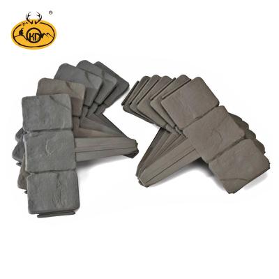 China Easily Assembled 10PCS Emulational Paver Stone Garden Fence for sale