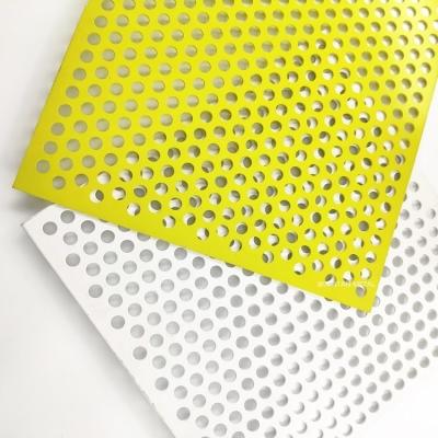 China Round Hole Perforated SS Plate 304 Stainless Steel Mesh Sheet With Edge for sale