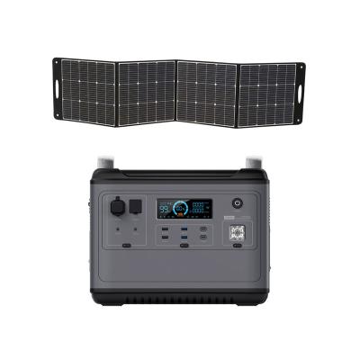 China Remote Control Solar Generator 2000W Outdoor Portable Solar Power Station For EV Outdoor Camping Car for sale