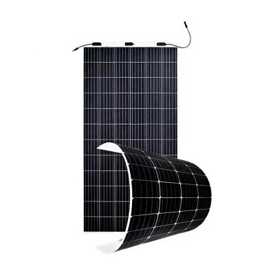 China Flexible solar panel 430W lite flexible solar panel weight factory price Higher efficiency 166mmx83mm for sale