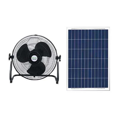 China Multistage Indoor Outdoor Solar Powered Solar DC Fan Control Solar Panel Fan 12 Inch Solar Power Fan With Solar Panel for sale