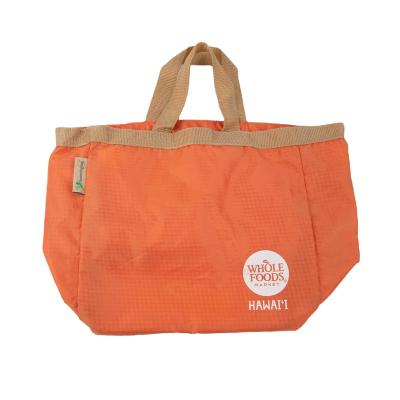 China Fashionable Younger Colorful Folding Shopping Oxford Fabric Bag for sale