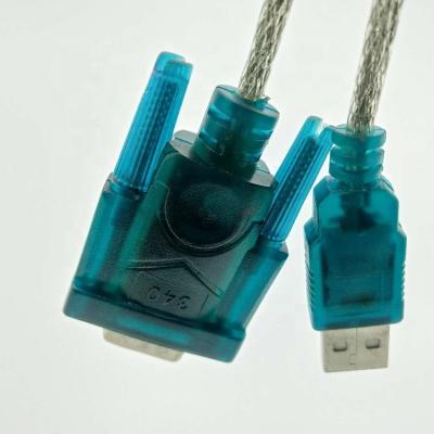 China Transparent MP3/MP4 Player USB 2.0 To RS232 DB9 Serial Converter Line Adapter Cable For Printer PC for sale