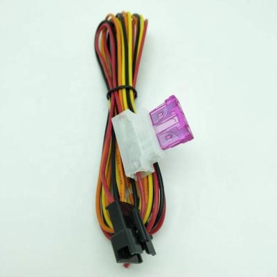 China Custom Automotive Car Gps Tracker Location Power Wire Harness For Gps Tracking Device for sale