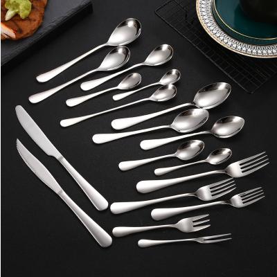 China Sustainable Bulk Gold Plated Stainless Steel Flatware Sets Serving Cutlery Set Restaurant Hotel Customize OEM for sale