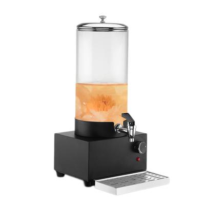 China Sustainable& Modern Commercial 7L Electric Hot Cold Beverage Glass Dispenser Milk / Coffee Juice Tank Home for sale