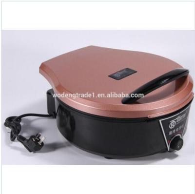 China Outdoor Aluminum Electric Nonstick Pan Tray Pizza Maker Double Sides Grill Pan WD-536 Temperature Control for sale