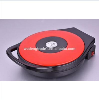 China Car Electric Double Side Grill Pan Pizza Maker Non-Stick BBQ Grill Griddle Pan for Home/CommercialWD-1202 for sale