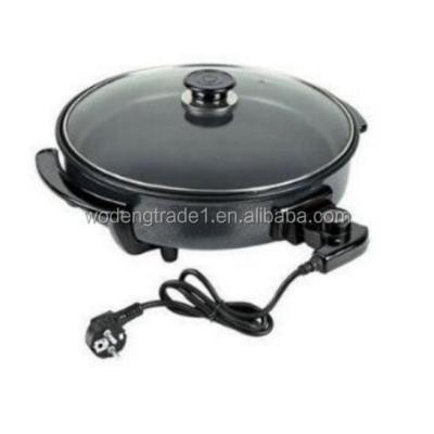 China Hotel non-stick coating round electric skillet electric pan grill pan cookware sets CE,GS,Diameter 38cm round pizza pan WD-555 for sale