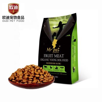 China Oudi Brand Mr.pet Series Viable Organic Vegetable and Fruit Adult Puppy Food Dog Food Private Label for sale